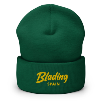 Blading Spain - Green/Gold Cuffed Beanie image
